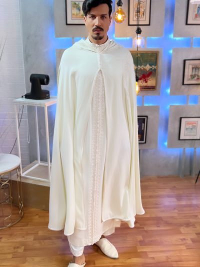 Caftan chic avec le pantalon plus selham