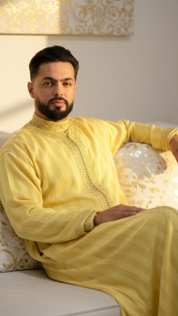 Caftan Homme chic avec le Jabador
