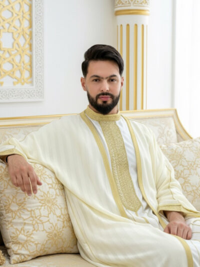 Caftan Homme chic 3 pieces