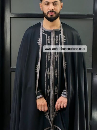 Caftan chic avec le pantalon plus selham