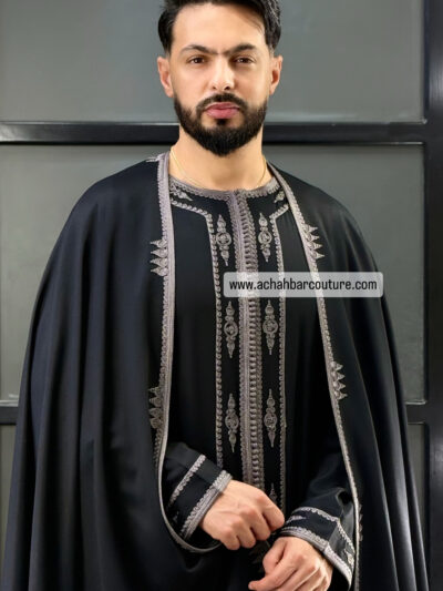 Caftan chic avec le pantalon plus selham