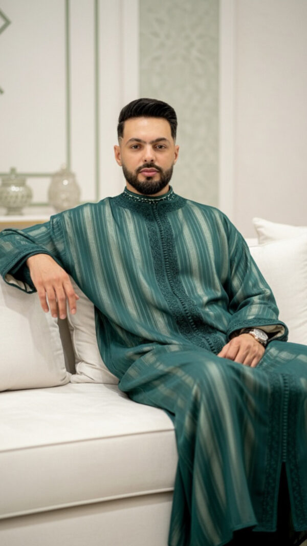 Caftan Homme chic avec jabador
