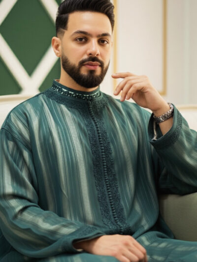 Caftan Homme chic avec jabador