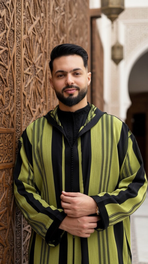 Djellaba Homme susdi avec jabador de qualité