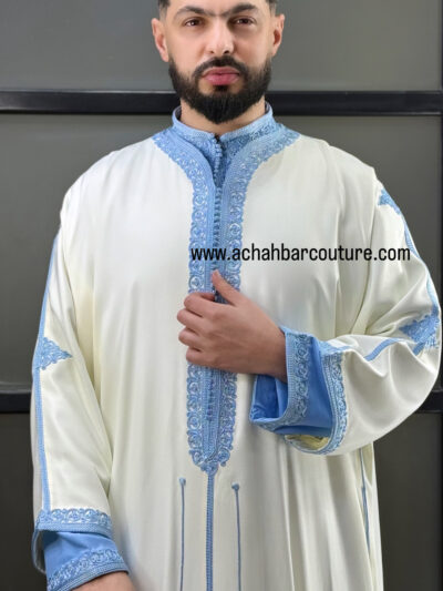 Gandoura homme avec le jabador