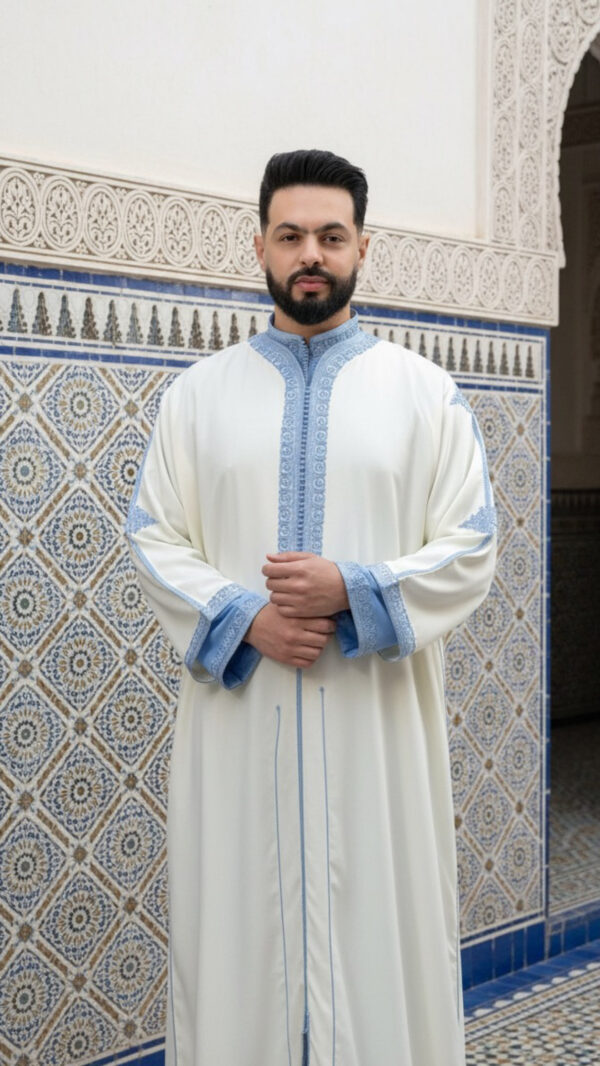 Gandoura homme avec le jabador