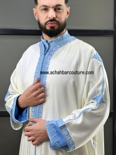 Gandoura homme avec le jabador