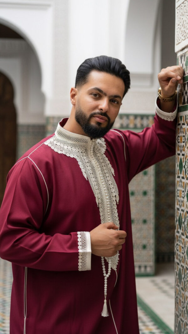 Caftan homme avec le pantalon
